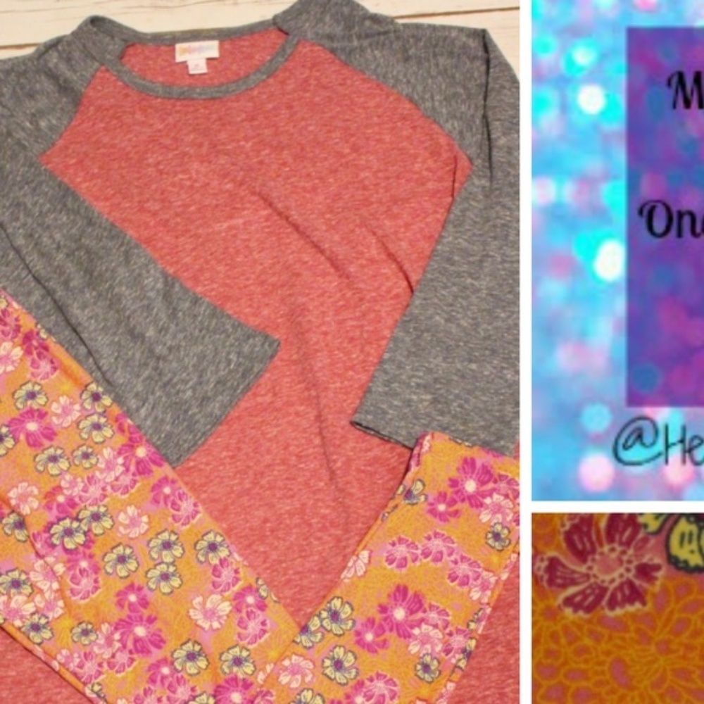 ⚡LulaRoe Outfit! Medium Randy + OS Leggings
